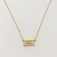 18k gold plated birth year necklace - Sun Imperial (photo 4)