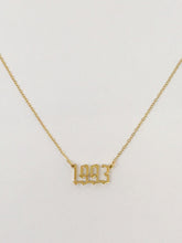 18k gold plated birth year necklace - Sun Imperial (photo 5)