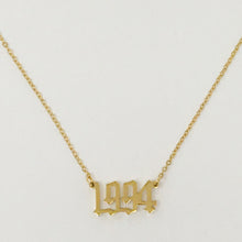 18k gold plated birth year necklace - Sun Imperial (photo 6)