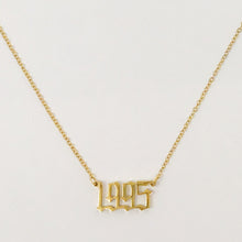18k gold plated birth year necklace - Sun Imperial (photo 7)
