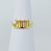 18k gold plated birth year ring - Sun Imperial (photo 10)