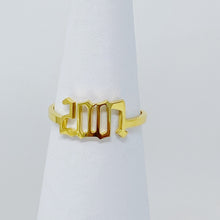 18k gold plated birth year ring - Sun Imperial (photo 11)
