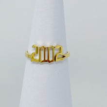 18k gold plated birth year ring - Sun Imperial (photo 12)