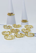 18k gold plated birth year ring - Sun Imperial (photo 2)