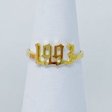 18k gold plated birth year ring - Sun Imperial (photo 3)