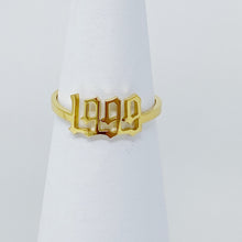 18k gold plated birth year ring - Sun Imperial (photo 9)