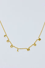 18k gold plated Cool Mom letter necklace - Sun Imperial (photo 1)