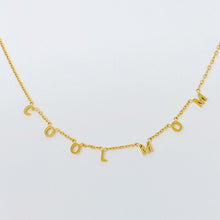 18k gold plated Cool Mom letter necklace - Sun Imperial (photo 3)