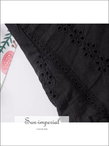 High Waist Laced Ruffled Lace Skirt Women SUN-IMPERIAL United States