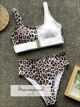 High Waist Leopard Bikini Set Brazilian Swimwear Female Swimsuit SUN-IMPERIAL United States