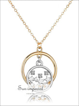 Hollow World Map Bracelet - Sun Imperial (photo 4)