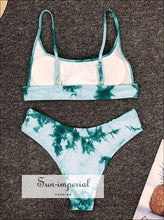 Hook String Bikini Set - Blue bikini, bikini set, blue, hot swimwear SUN-IMPERIAL United States