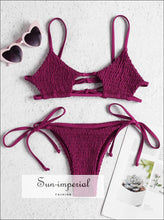 Howell X Cutout Ribbed Bikini Swimsuit SUN-IMPERIAL United States