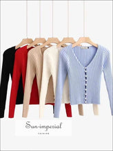 Knit Pearl Button Cardigan - Sun Imperial (photo 1)