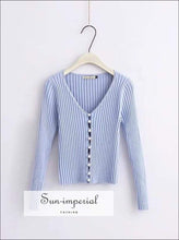 Knit Pearl Button Cardigan - Sun Imperial (photo 2)