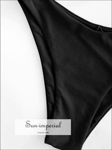 Knot High Cut Bralette Bikini Swimsuit Sets SUN-IMPERIAL United States