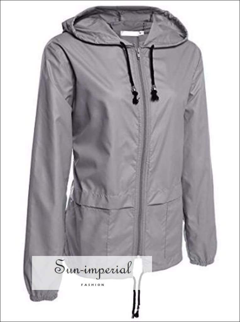 Women's hooded sports online jacket