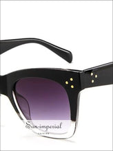 Luxury Rectangle Sunglasses Women Brand Design Vintage Colorful Transparent Fashion Cat Eye Sun SUN-IMPERIAL United States