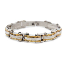 Men's 14k gold plated CZ bracelet - Sun Imperial (photo 4)