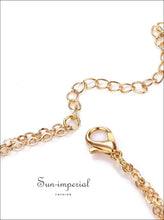 Multi-Layer Sequined Necklace - Sun Imperial (photo 4)