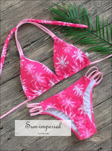 Multi Print Bikini Set Monokini Brazilian Biquini SUN-IMPERIAL United States