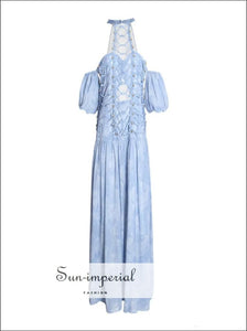 Murray Dress- Vintage off Shoulder Dress for Women Lantern Sleeve High Waist Lace Bandages Dresses, Waist, Sleeve, Off Shoulde, vintage 