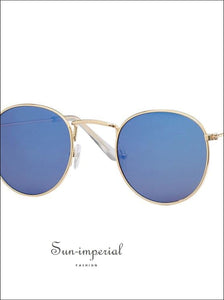 New Vintage Oval Sunglasses Women Clear Lens Eyewear Round Sun Glasses for Female - Silver SUN-IMPERIAL United States