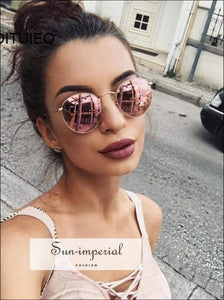 New Vintage Oval Sunglasses Women Clear Lens Eyewear Round Sun Glasses for Female - Silver SUN-IMPERIAL United States