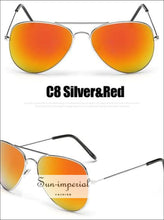 Pilot Mirror Sunglasses Women/men Luxury Sun Glasses Women Vintage Sunniness SUN-IMPERIAL United States
