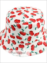 Reversible Black White Cow Pattern Women Bucket Hat SUN-IMPERIAL United States