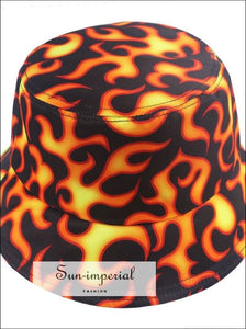 Reversible Black White Cow Pattern Women Bucket Hat SUN-IMPERIAL United States