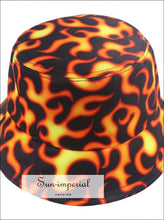 Reversible Black White Cow Pattern Women Bucket Hat SUN-IMPERIAL United States