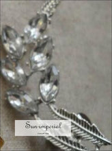 Rhinestone Crystal Ear Cuffs - Sun Imperial (photo 5)