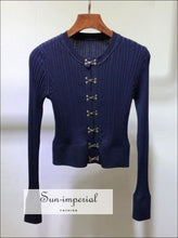 Ribbed Cardigan with Hook and Eye Front - Sun Imperial (photo 4)