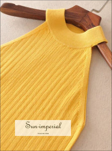 Ribbed Knitted Tank top 1 SUN-IMPERIAL United States