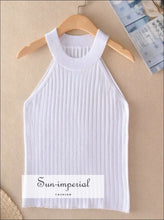 Ribbed Knitted Tank top 1 SUN-IMPERIAL United States