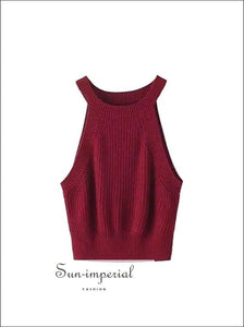 Ribbed Knitted Tank top 2