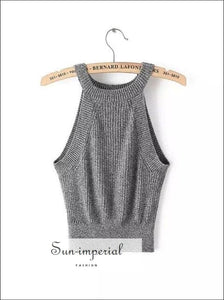 Ribbed Knitted Tank top 2