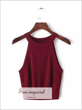 Ribbed Knitted Tank top