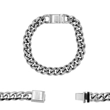 Silver Miami Cuban link bracelet - Sun Imperial (photo 5)
