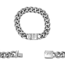 Silver Miami Cuban link bracelet - Sun Imperial (photo 6)