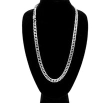 Silver Miami Cuban link chain - Sun Imperial (photo 1)