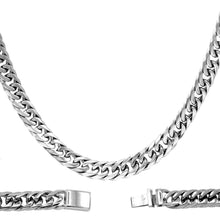 Silver Miami Cuban link chain - Sun Imperial (photo 2)