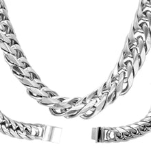 Silver Miami Cuban link chain - Sun Imperial (photo 8)