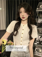 Single Breasted Cropped Cardigan - Sun Imperial (photo 6)