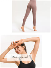 Sleeveless yoga jumpsuit with open back - Sun Imperial (photo 10)
