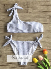 Sun-imperial 2 Piece Striped High Waist Bikini piece, piece set, bikini, bikini hot SUN-IMPERIAL United States