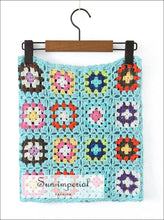 Blue Crochet Crop Top and Mini Skirt Set - Sun Imperial product photo 5