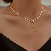 Butterfly Snake-Chain Choker Necklace - Sun Imperial product photo 2