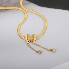 Butterfly Snake-Chain Choker Necklace - Sun Imperial product photo 3
